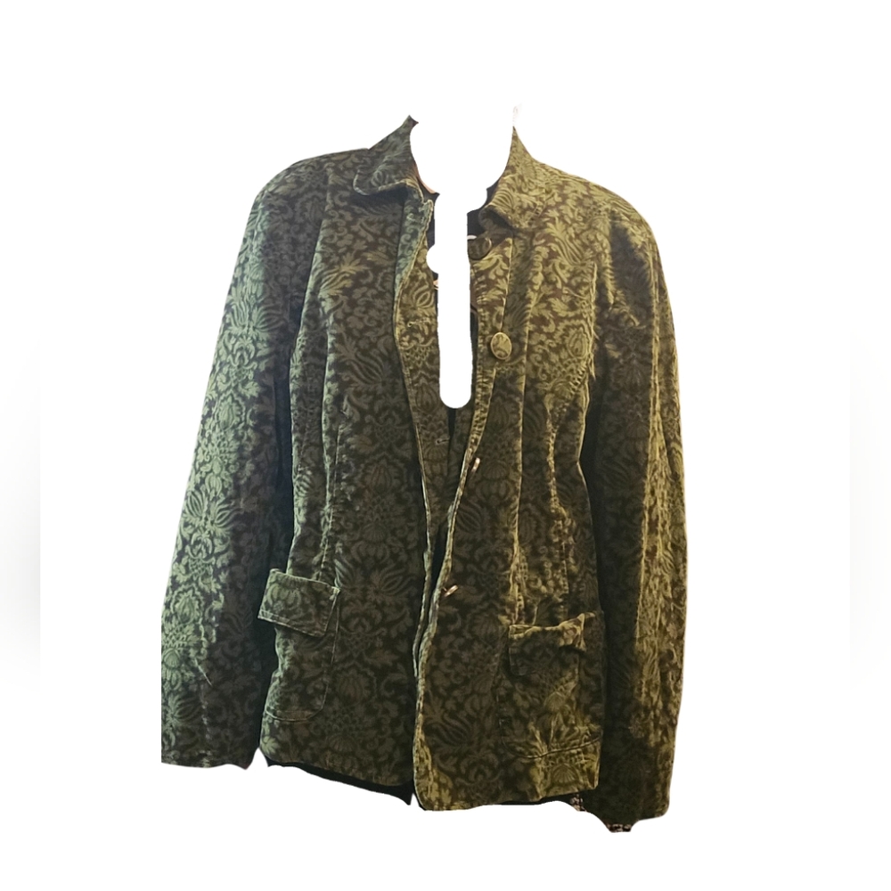 Talbots Green Courdoroy Women's Jacket
